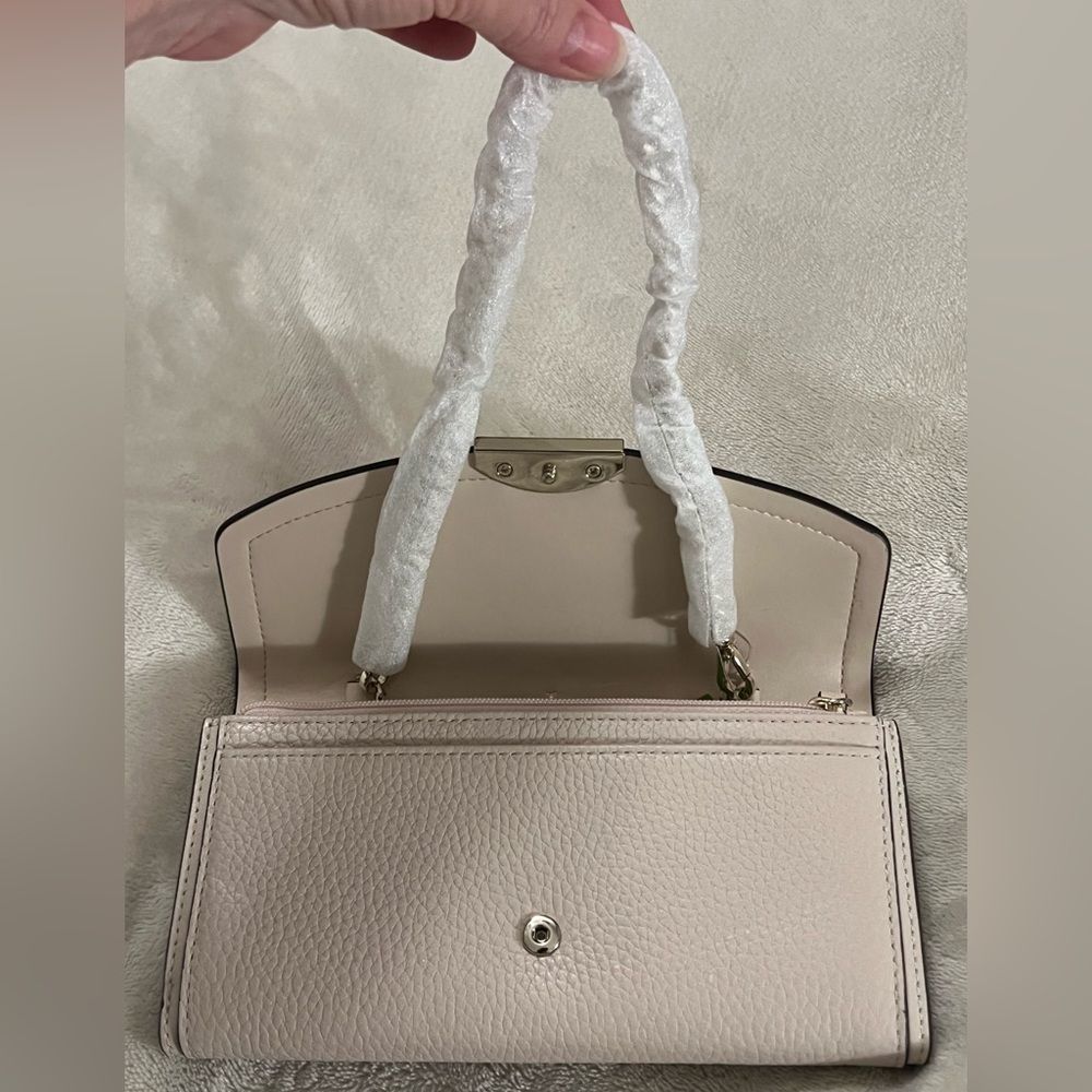 Kate Spade West Street Milou Wallet Wristlet Cream Leather NWT - Picture 11 of 14